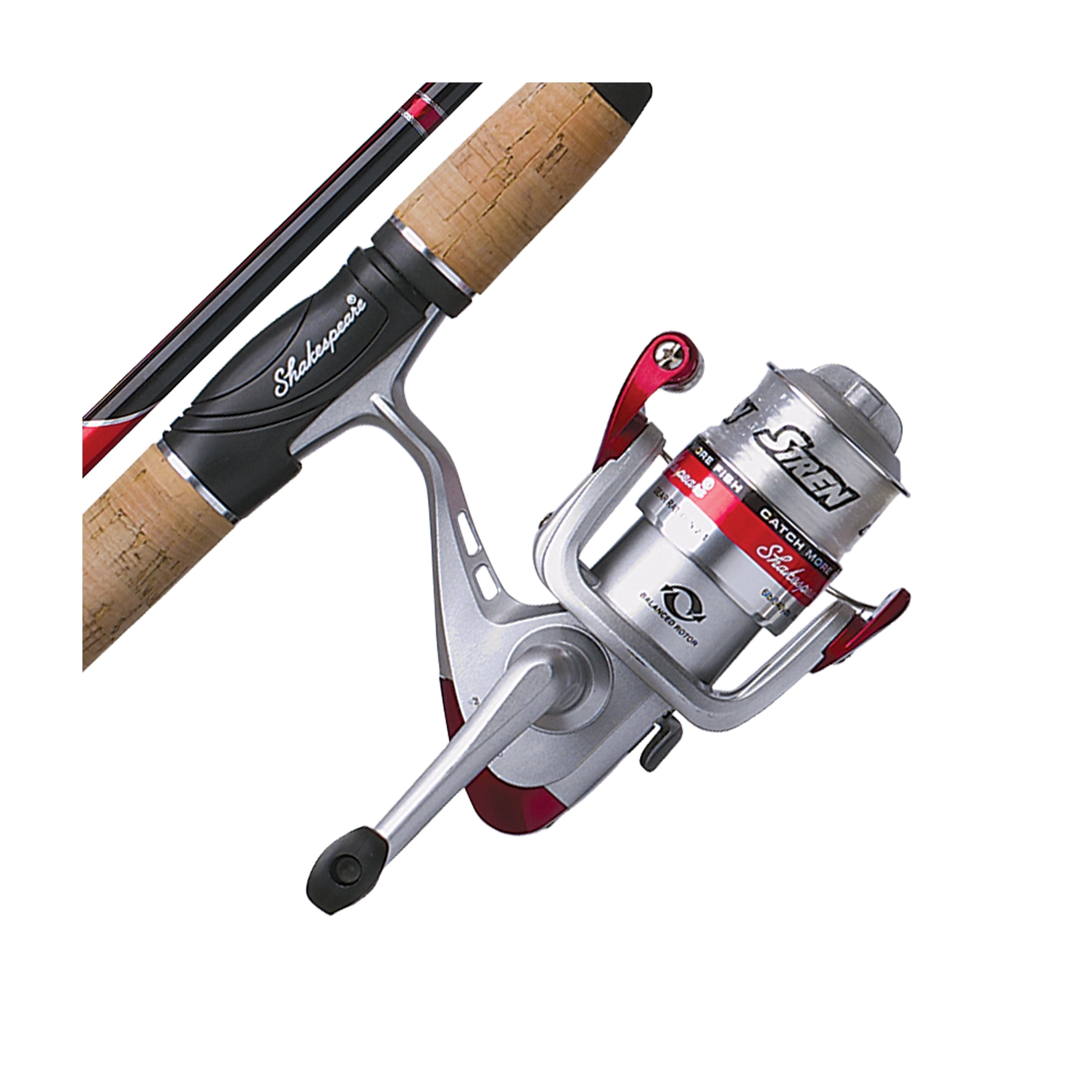 Shakespeare Catch More Fish Bass Spinning Reel and Fishing Rod Combo