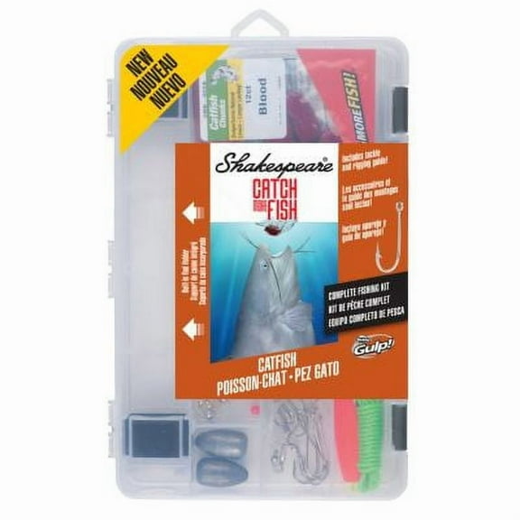 Shakespeare Catch More Fish Catfish Tackle Box Kit