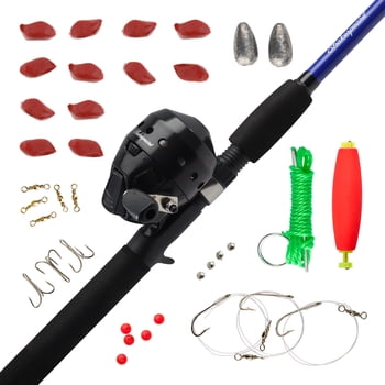 Shakespeare Catch More Fish Catfish Spincast Reel and Fishing Rod Combo