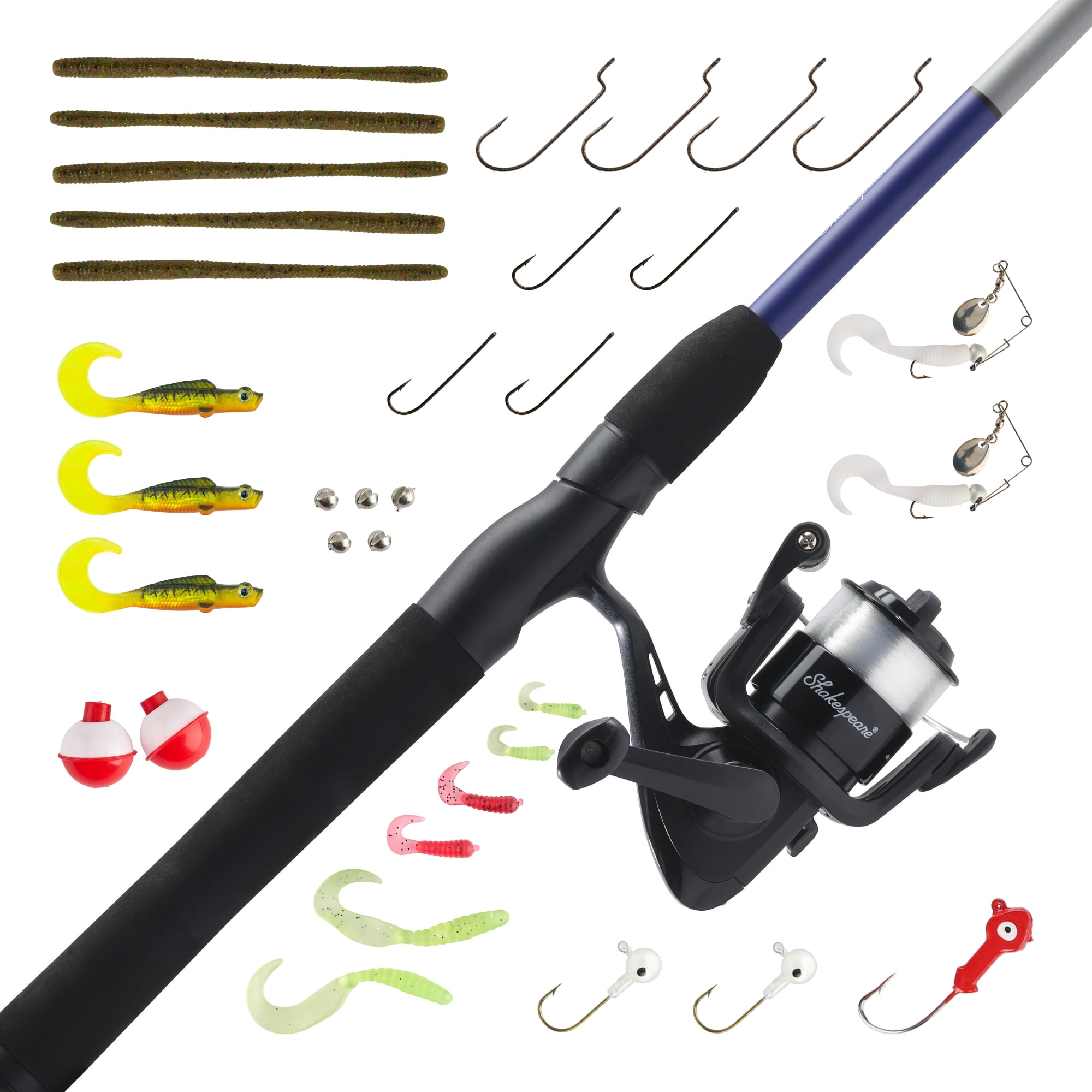 Shakespeare Catch More Fish Lake/Pond Spinning Reel and Fishing