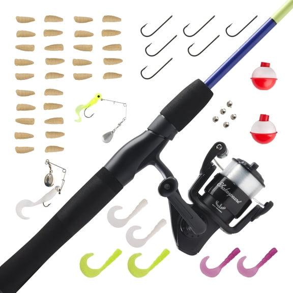 Shakespeare Catch More Fish Lake/Pond Spinning Reel and Fishing Rod Combo