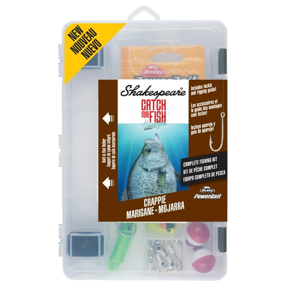 Shakespeare Catch More Fish Tackle Box Kit