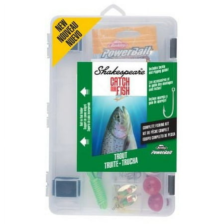 Shakespeare Catch More Fish Trout Tackle Box Kit