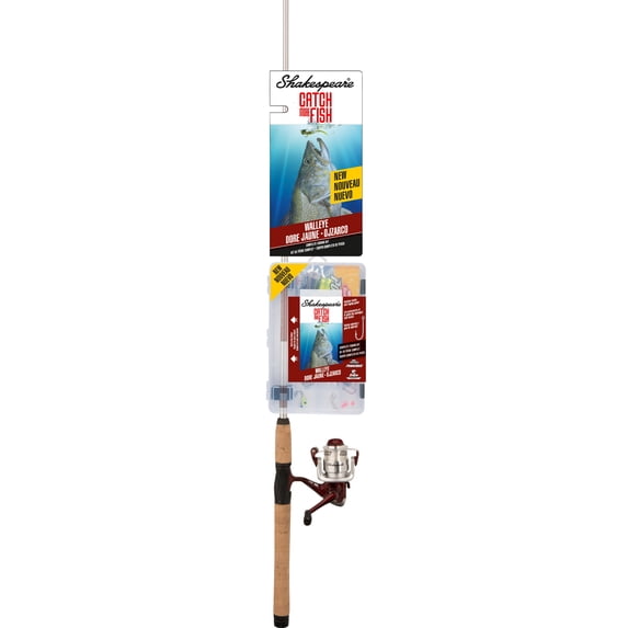 Shakespeare Catch More Fish Walleye Spinning Fishing Combo
