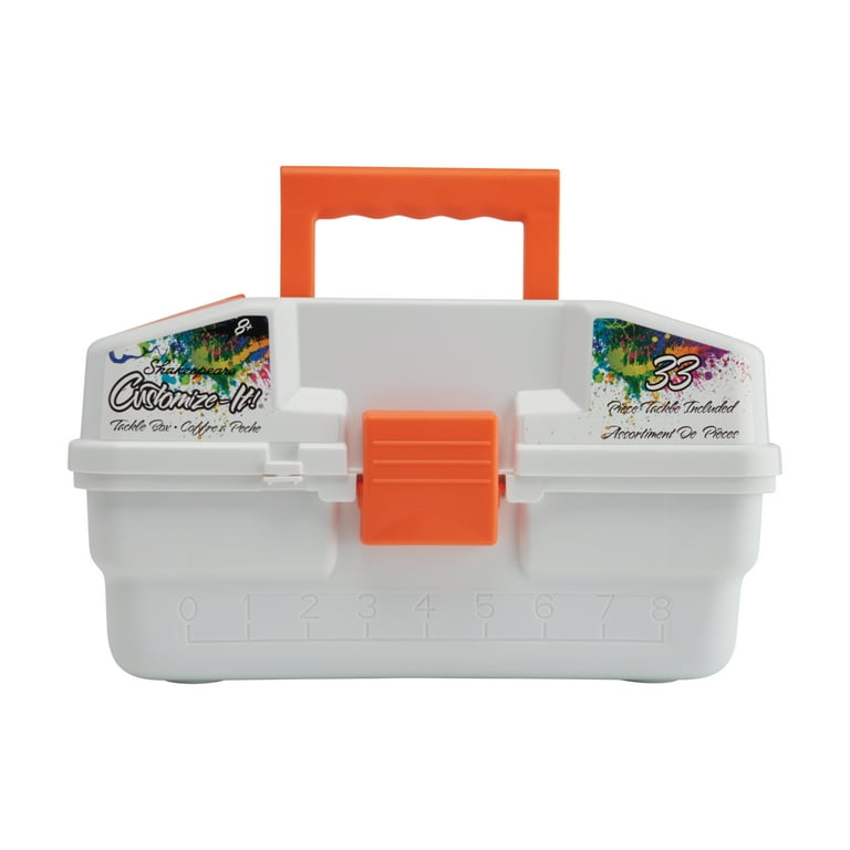 Shakespeare Customize-It Tackle Box, Kids Tackle Box with Tackle