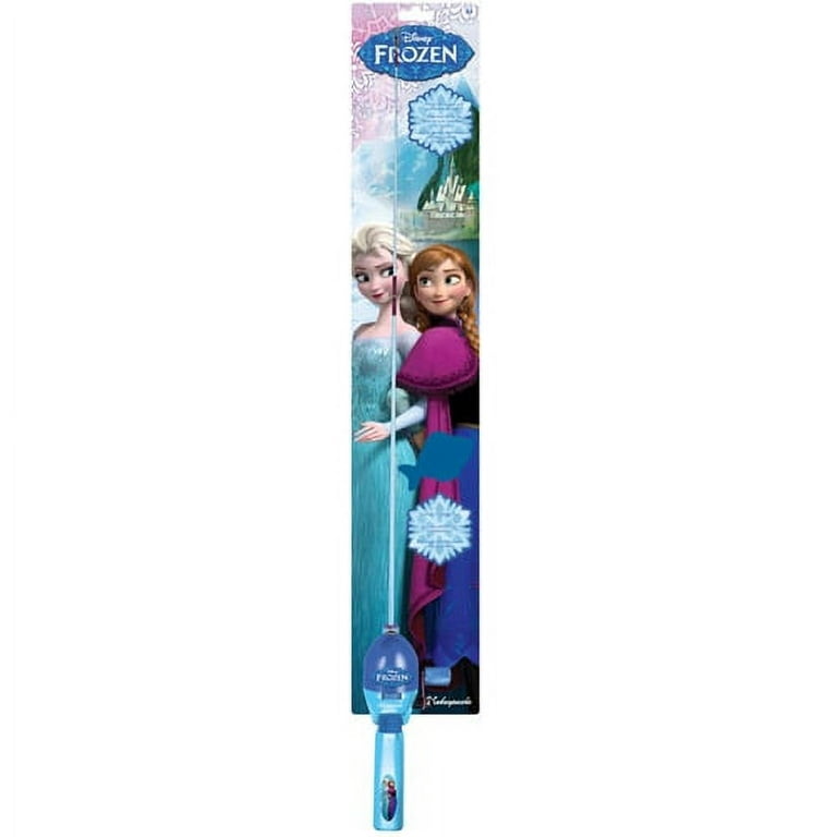 Catching Big Fish with a Disney Princess KIDS ROD - First guy on