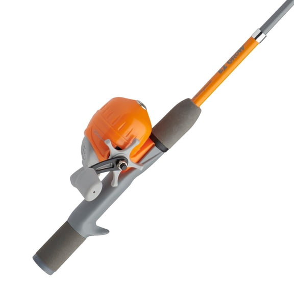 Shakespeare EZ-GROWORG EZ Grow Carded SC Kit. Rod Extends from 2'10",3'7" & 4.6 w/Twist Lock Rod, 6sz SC Reel Comb Color in Orange