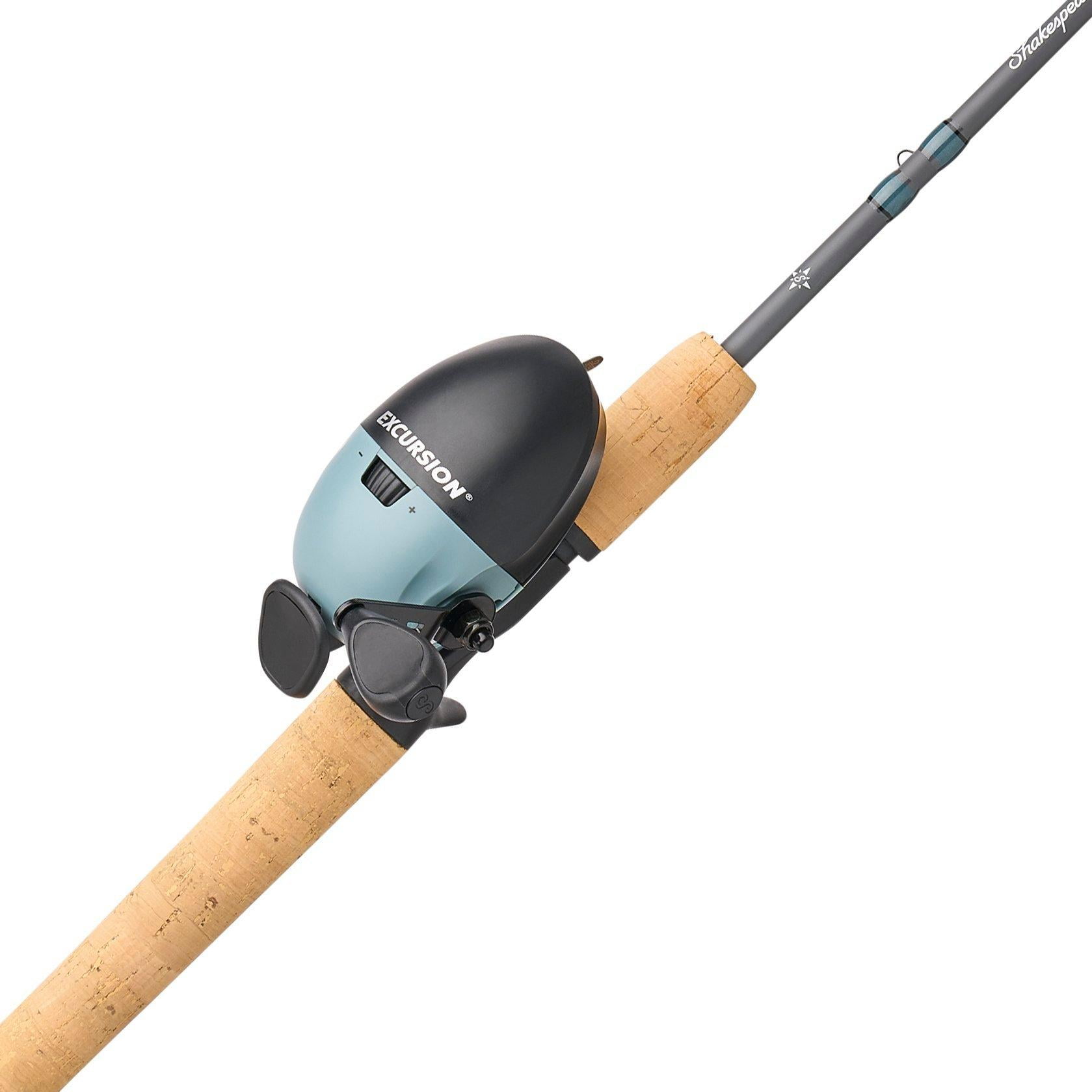 Shakespeare Excursion Spincast Fishing Combo, 6' Medium Light Rod, 6 Size Reel