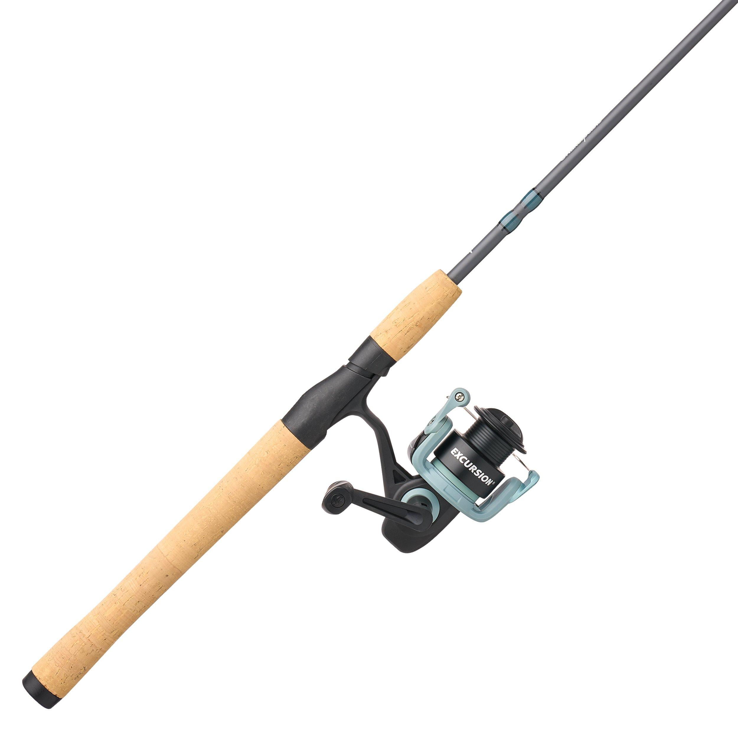Shakespeare Excursion Spinning Fishing Combo, 7' Medium Rod, 3000 Size Reel