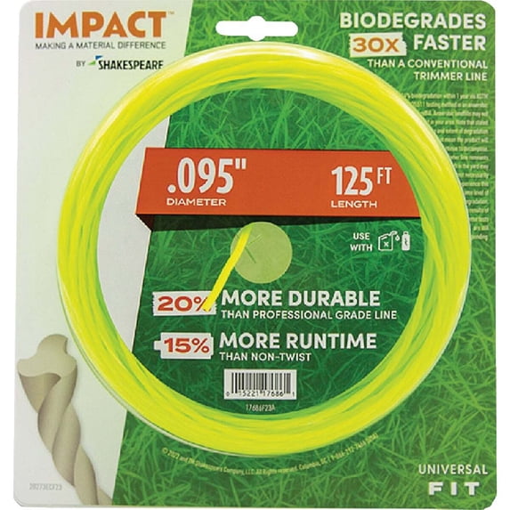 Shakespeare Impact .095 In. x 125 Ft. Trimmer Line 17686