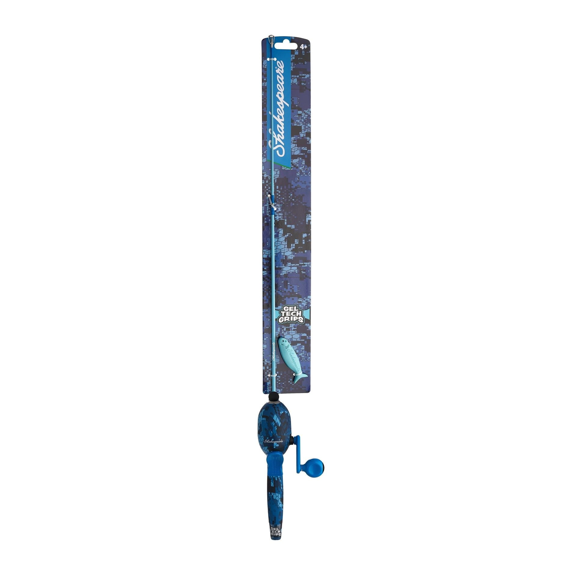Shakespeare Camo Beginner Kit 2'6" Spincast Combo for Kids