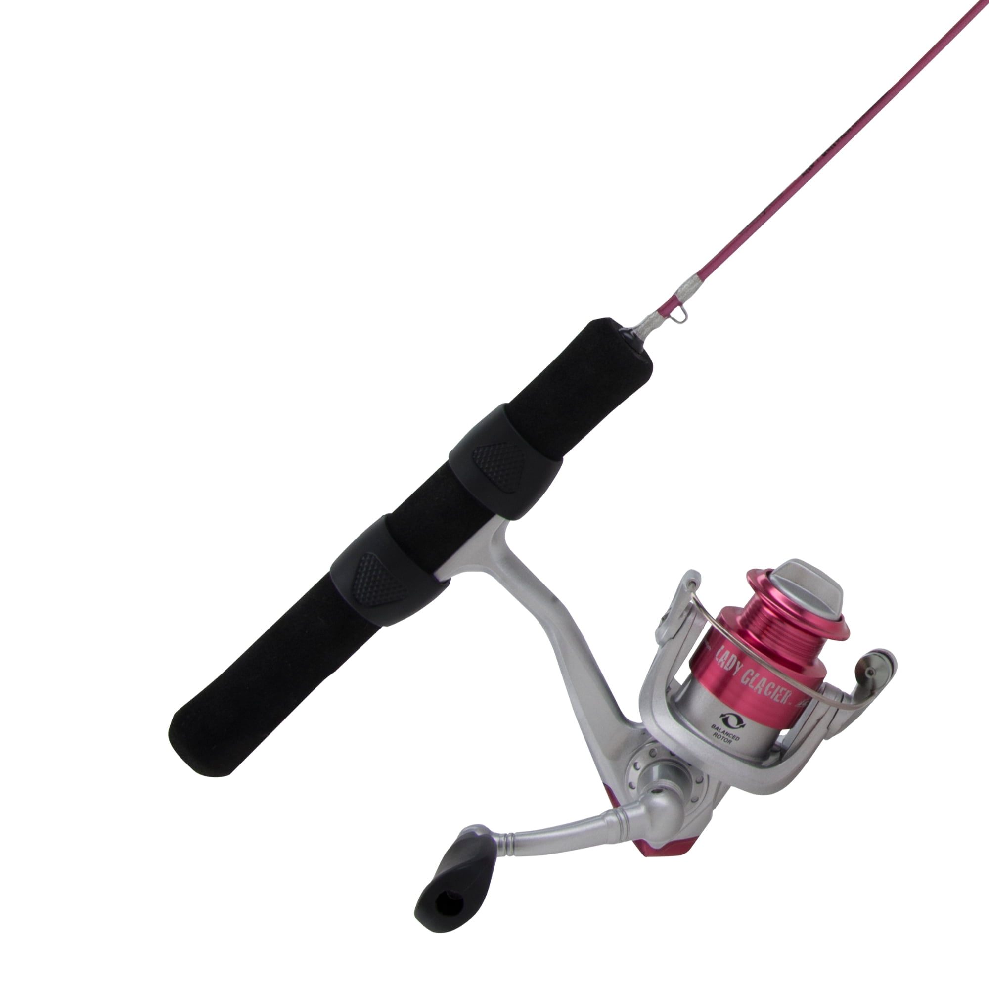 Shakespeare Lady Glacier Ice Fishing Rod and Spinning Reel Combo