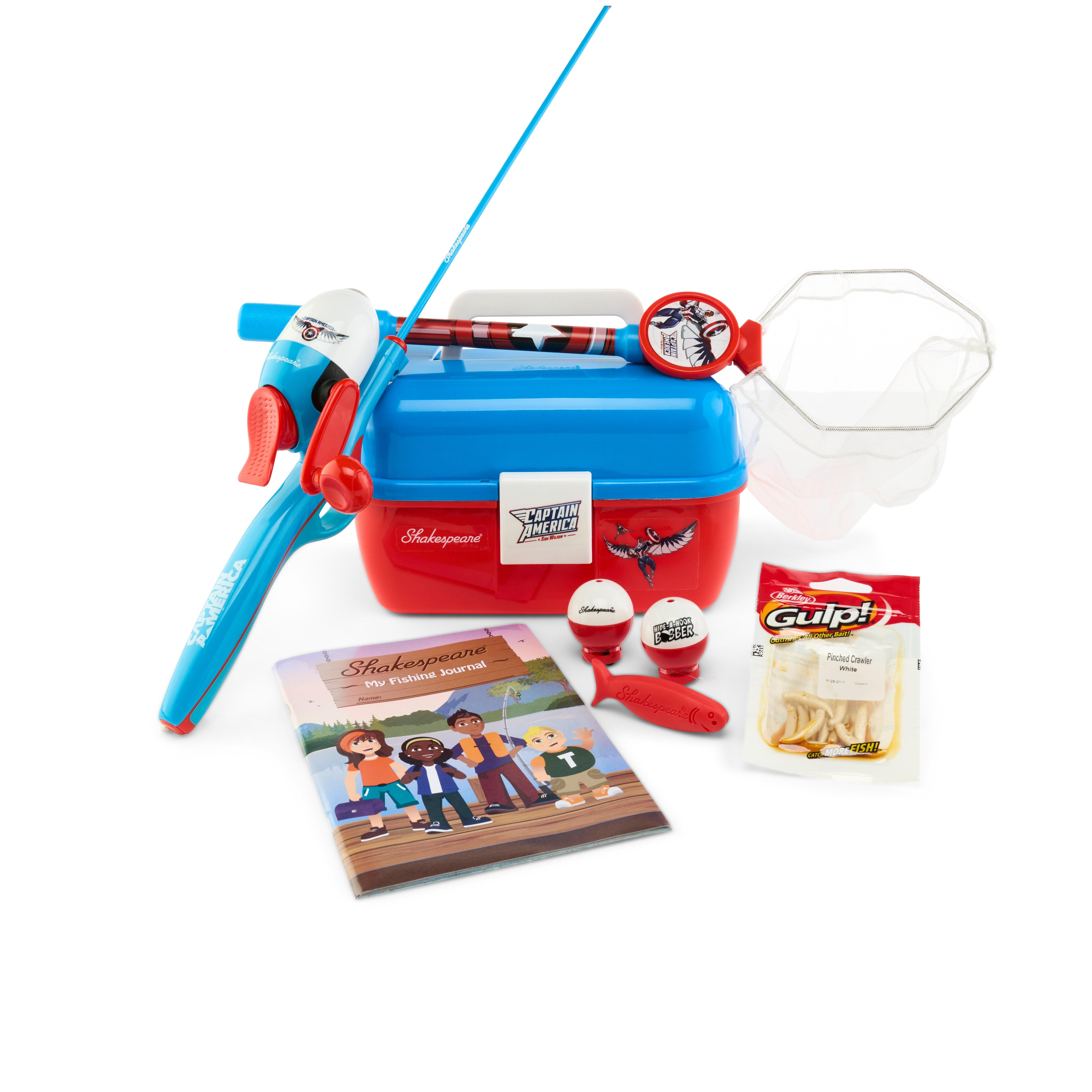 Shakespeare Marvel Captain America Beginner Fishing Kit