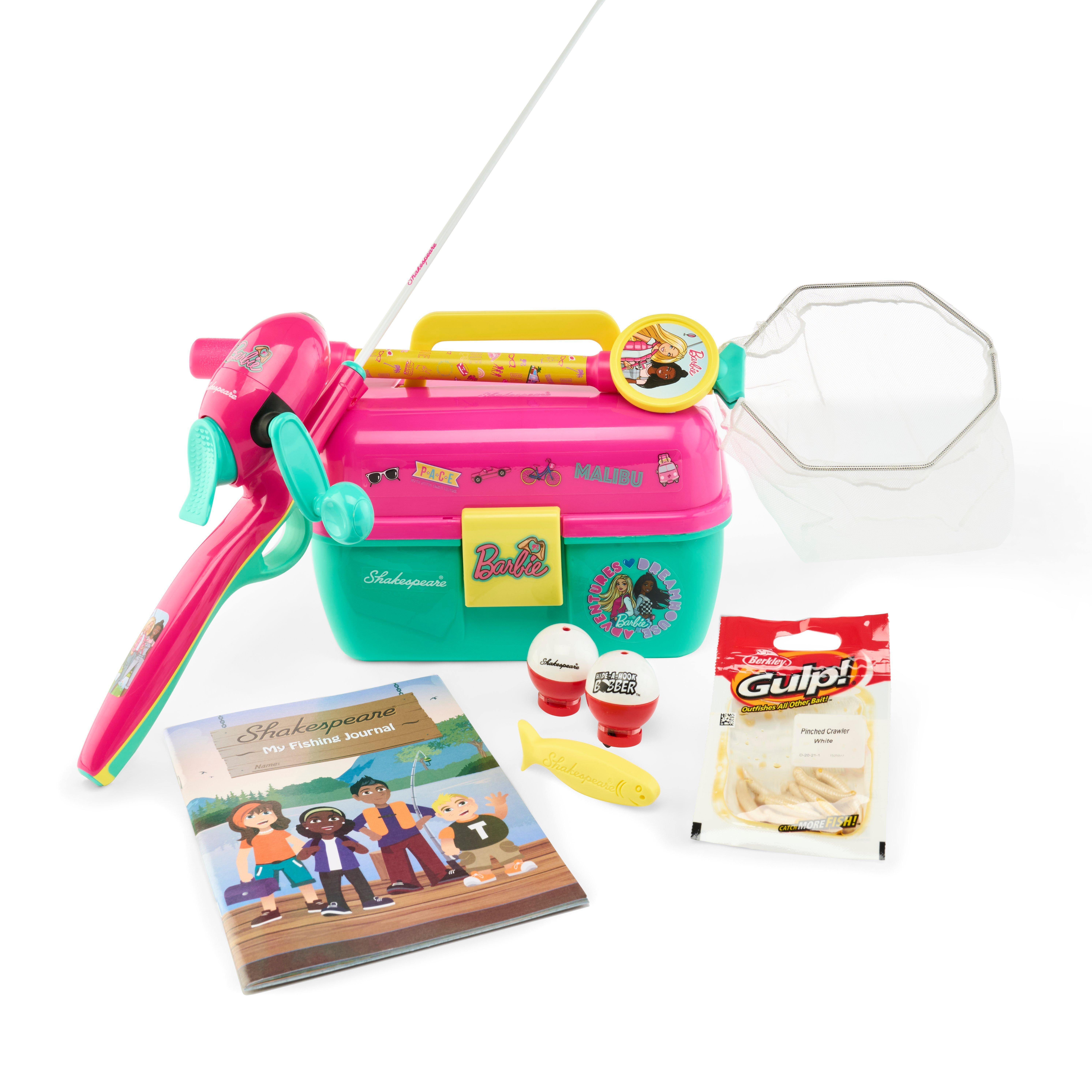 Shakespeare Mattel Barbie Beginner Fishing Kit
