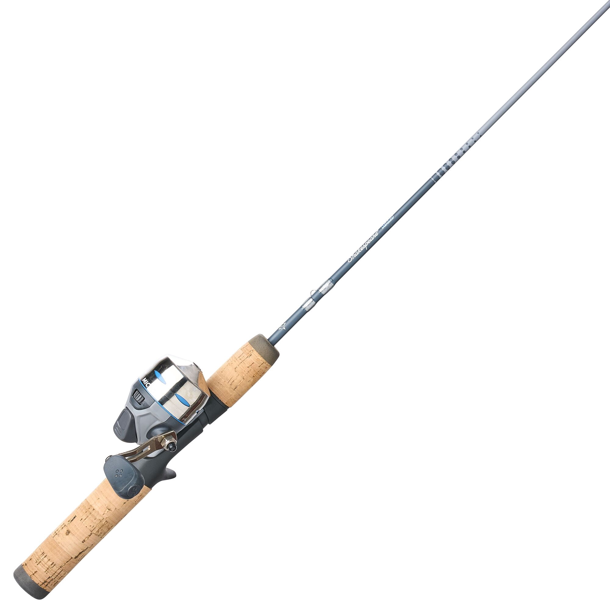 Shakespeare Micro Spincast Combo, 4'6" 1-pc Ultra Light Fishing Rod, 4-Size Reel