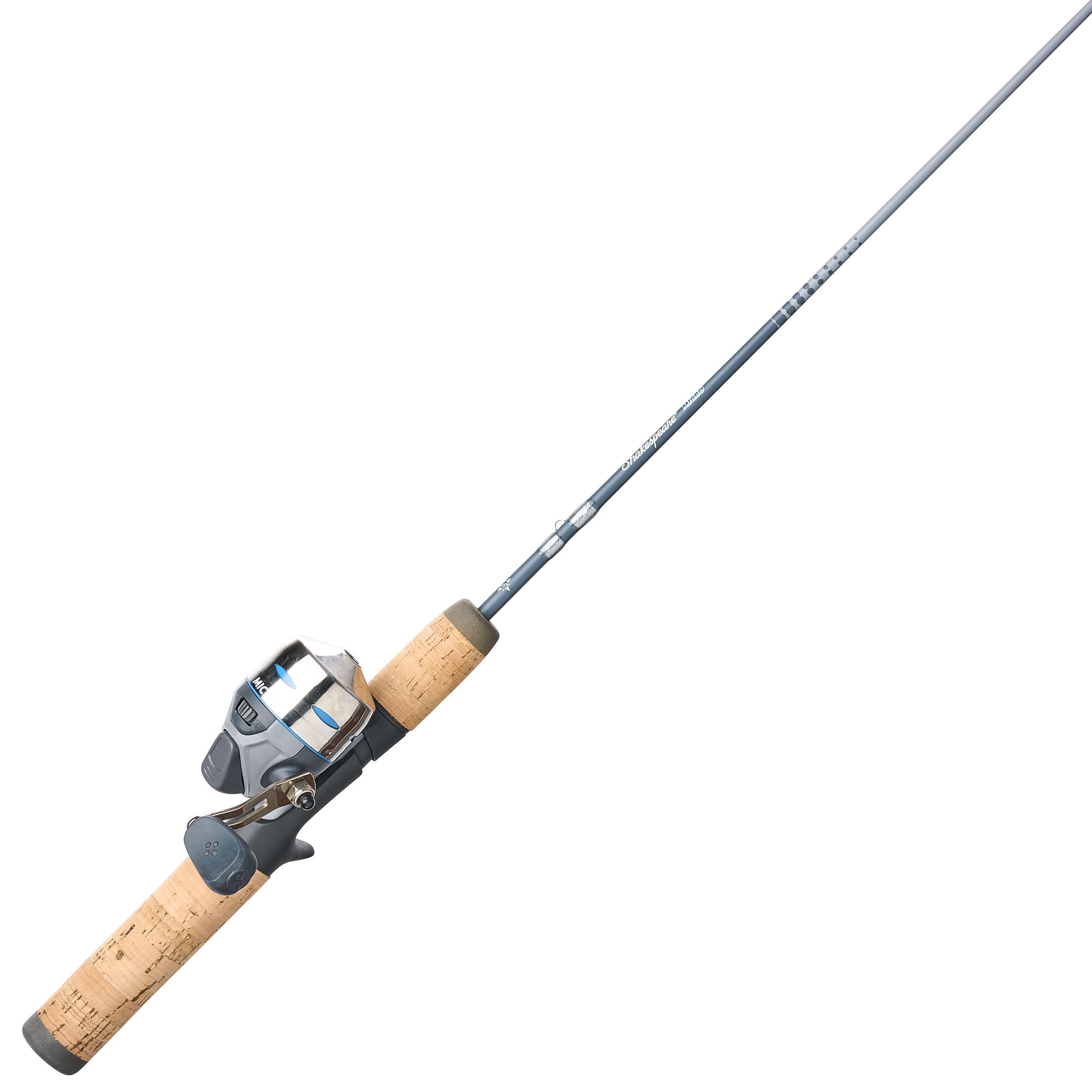 Shakespeare Micro Spincast Combo, 6'6" 2-pc Light Fishing Rod, 4-Size Reel