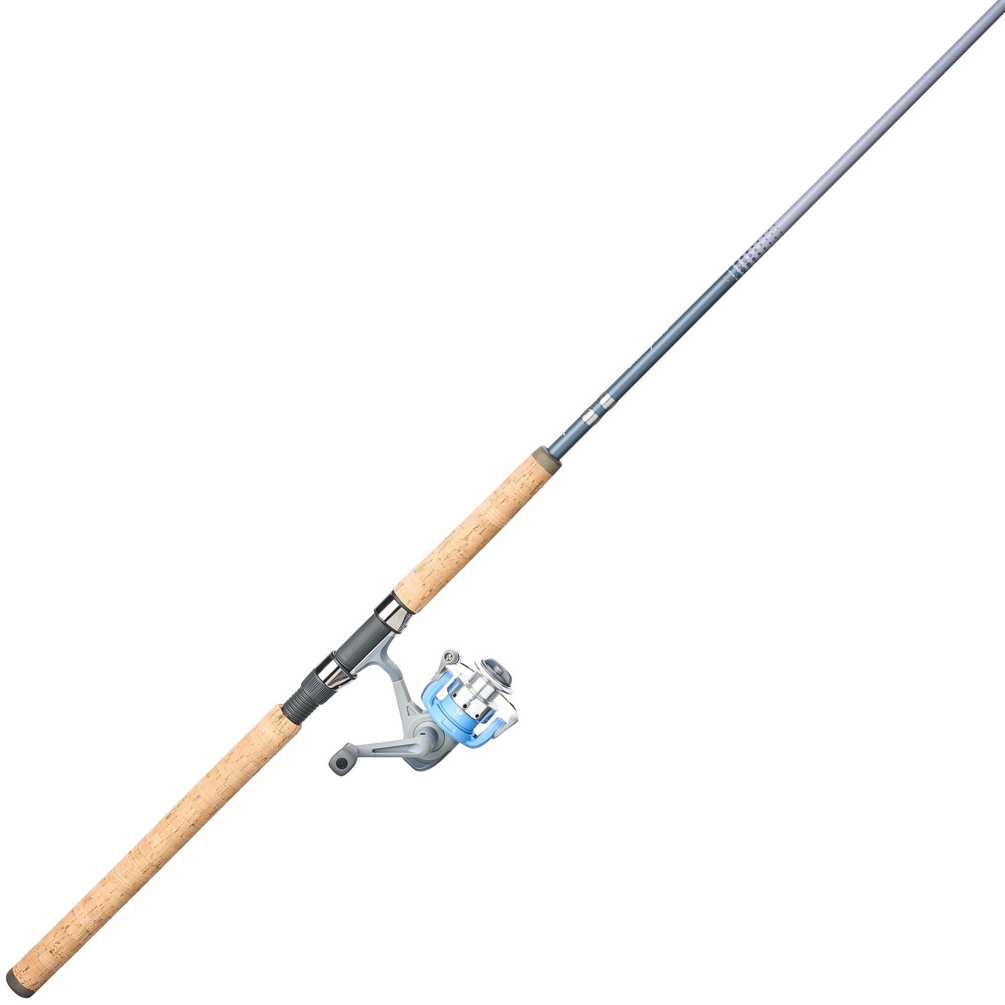 Shakespeare Micro Spinning Combo, 10' 2-Piece Light Fishing Rod, 25-Size Reel