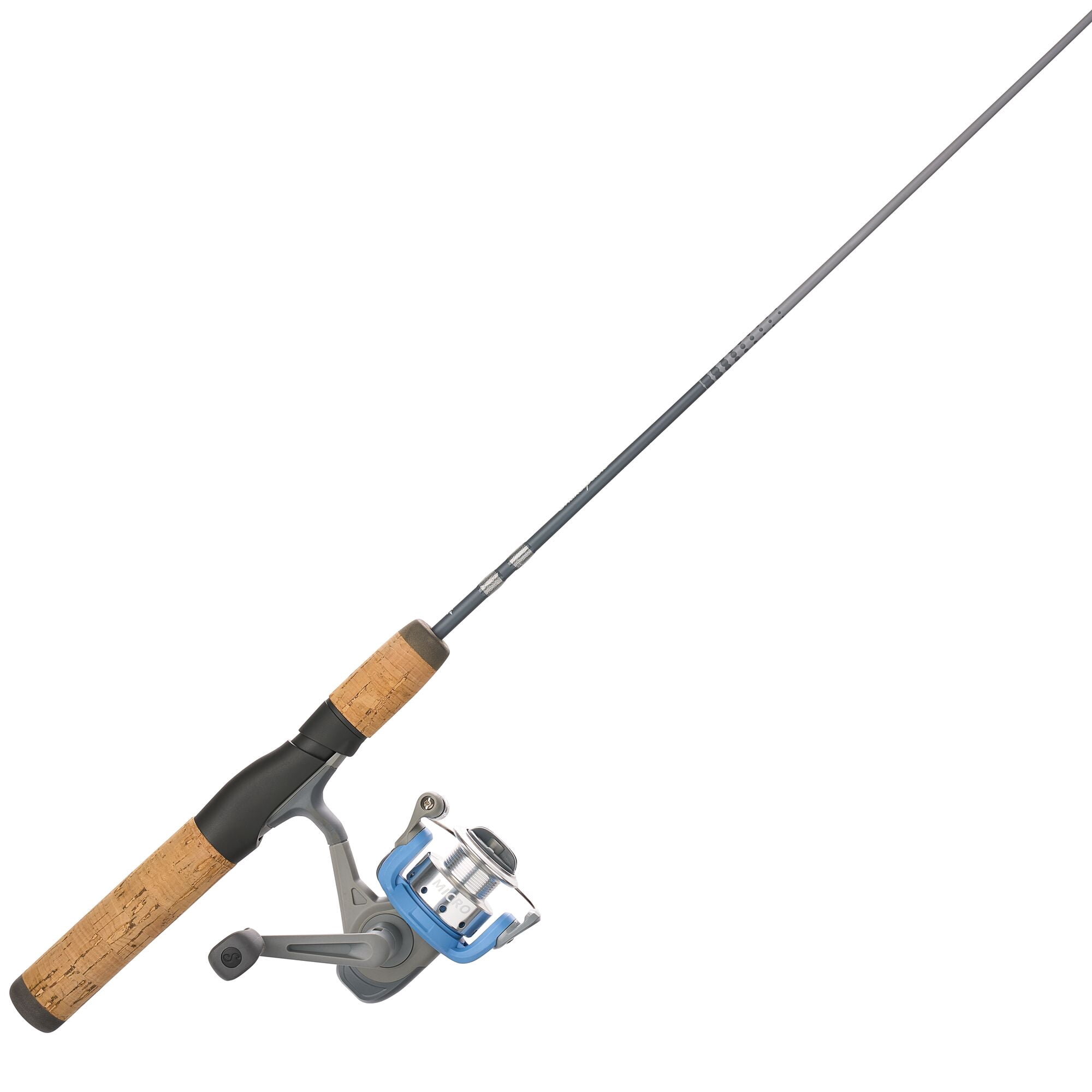 Shakespeare Micro Spinning Combo, 6'6" 2-Piece Light Fishing Rod, 25-Size Reel