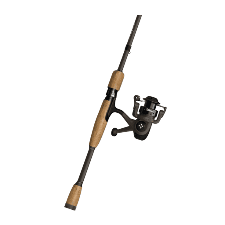 Shakespeare Micro Spinning Combo, 7' 2 Piece, Light Fishing Rod, 25-Size Reel