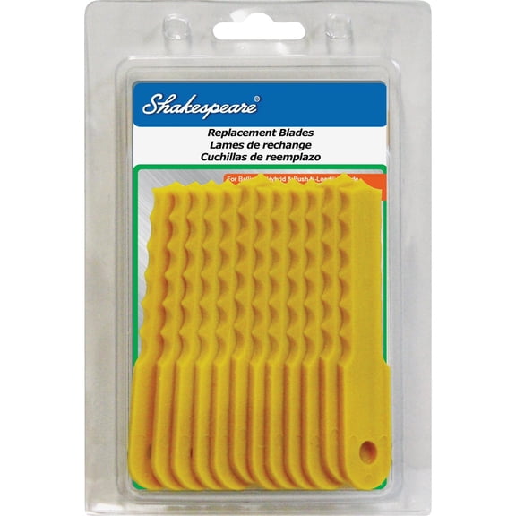 Shakespeare Mono Shakespeare Push-N-Load Replacement Trimmer Blade - Pack of 6