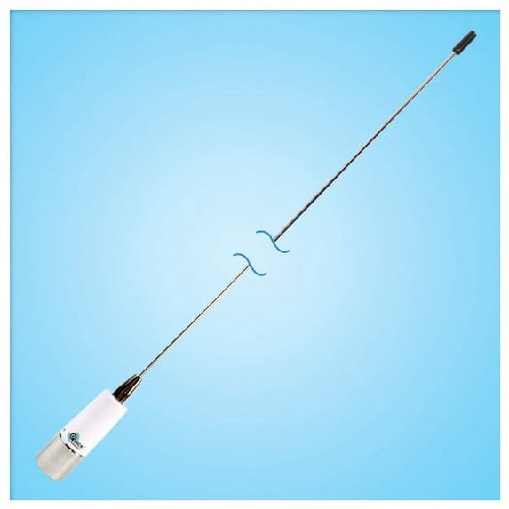 Shakespeare Quick Connect 3ft VHF Antenna Chrome Ferrule