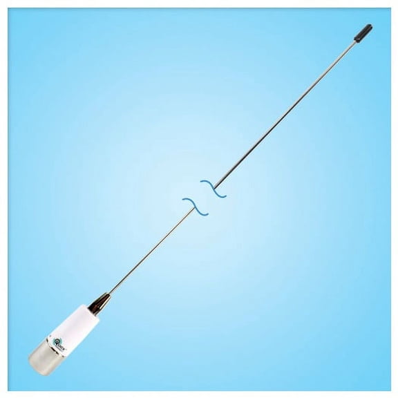 Shakespeare Quick Connect 3ft VHF Antenna Chrome Ferrule