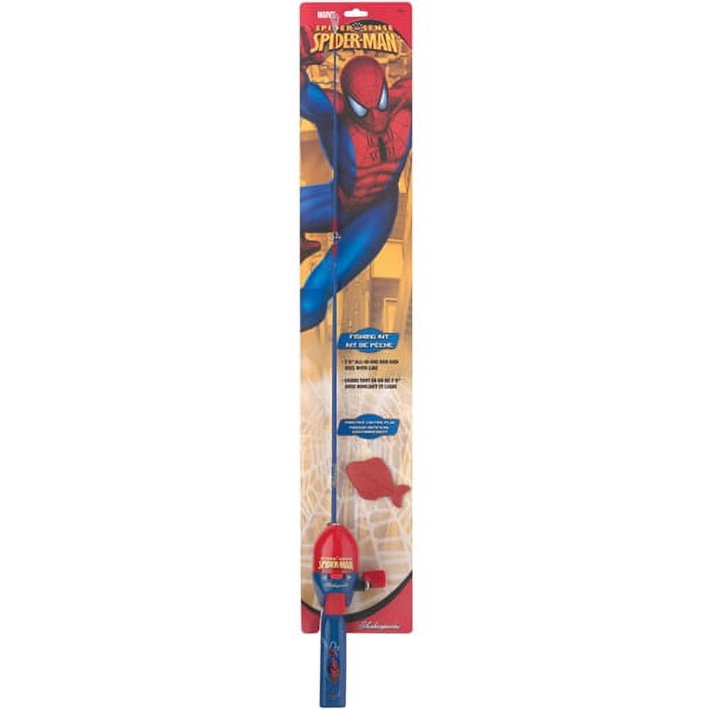 Shakespeare Spider-Man Fishing Kit with 2 Ft. 6 In. All-In-One Casting Kit - image 1 of 3