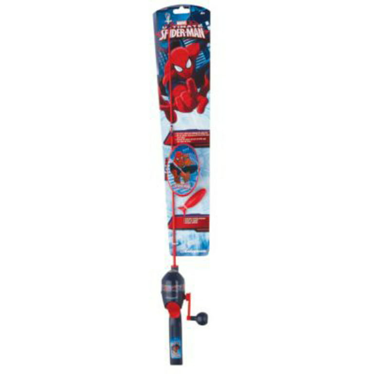 Shakespeare Spiderman Youth Spincasting Rod and Reel Combo with Tackle Box