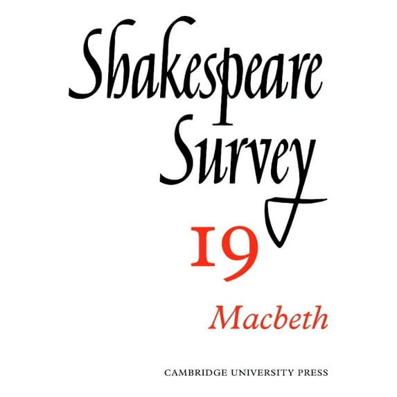Shakespeare Survey, (Paperback)