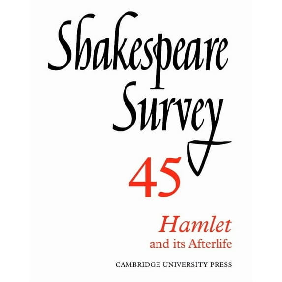 Shakespeare Survey, (Paperback)