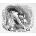 thumbnail image 1 of Shakespeare Tempest. Ncaliban From William Shakespeare'S 'The Tempest.' Wood Engraving English 19Th, 1 of 2