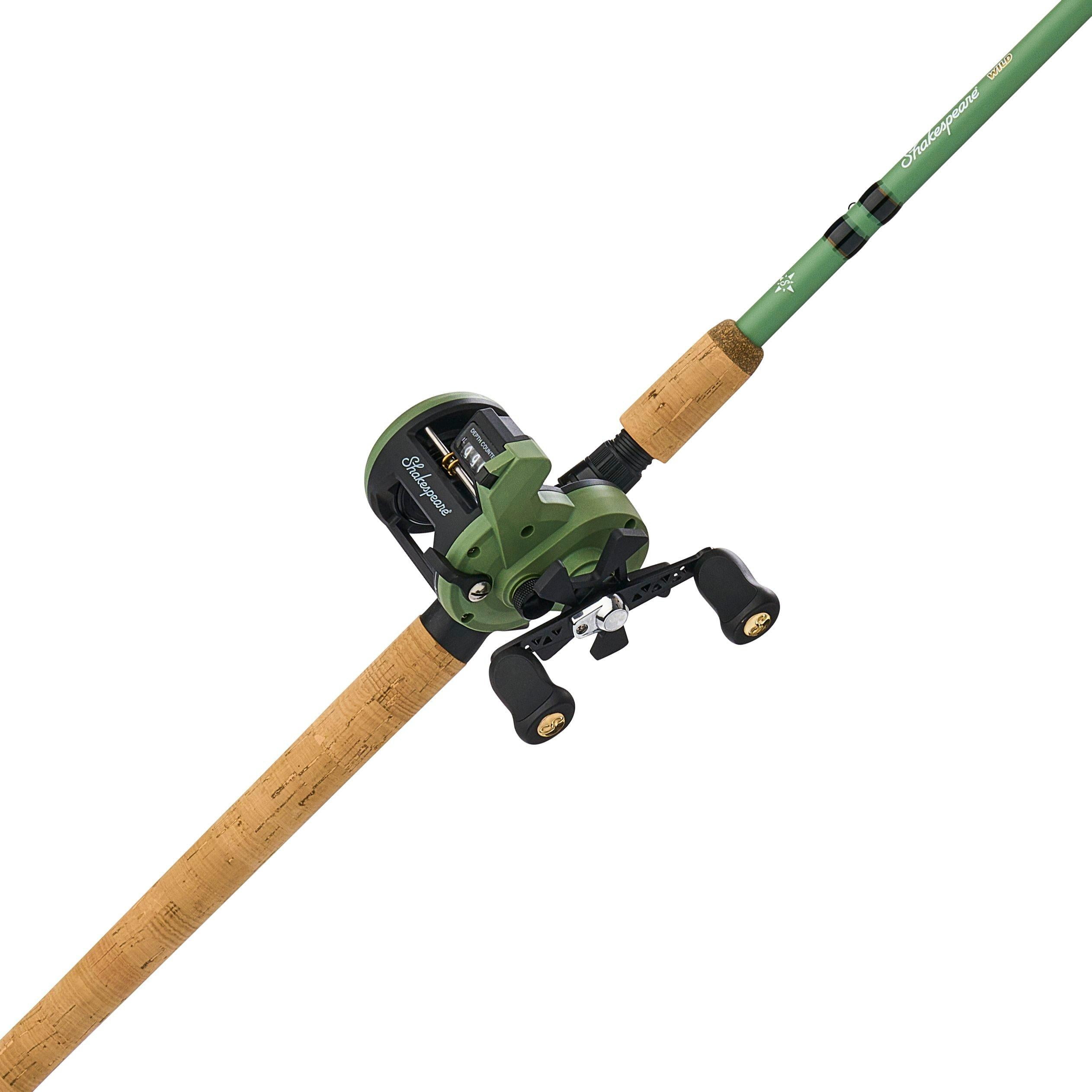 7ft heavy baitcasting rod Fisher King Drift Fishing Fish With Hanish Tackles carbon and glass fiber construction while the rod offers the angler High Medium Power for great sensitivity Bass Fishing Pole Best Bottom