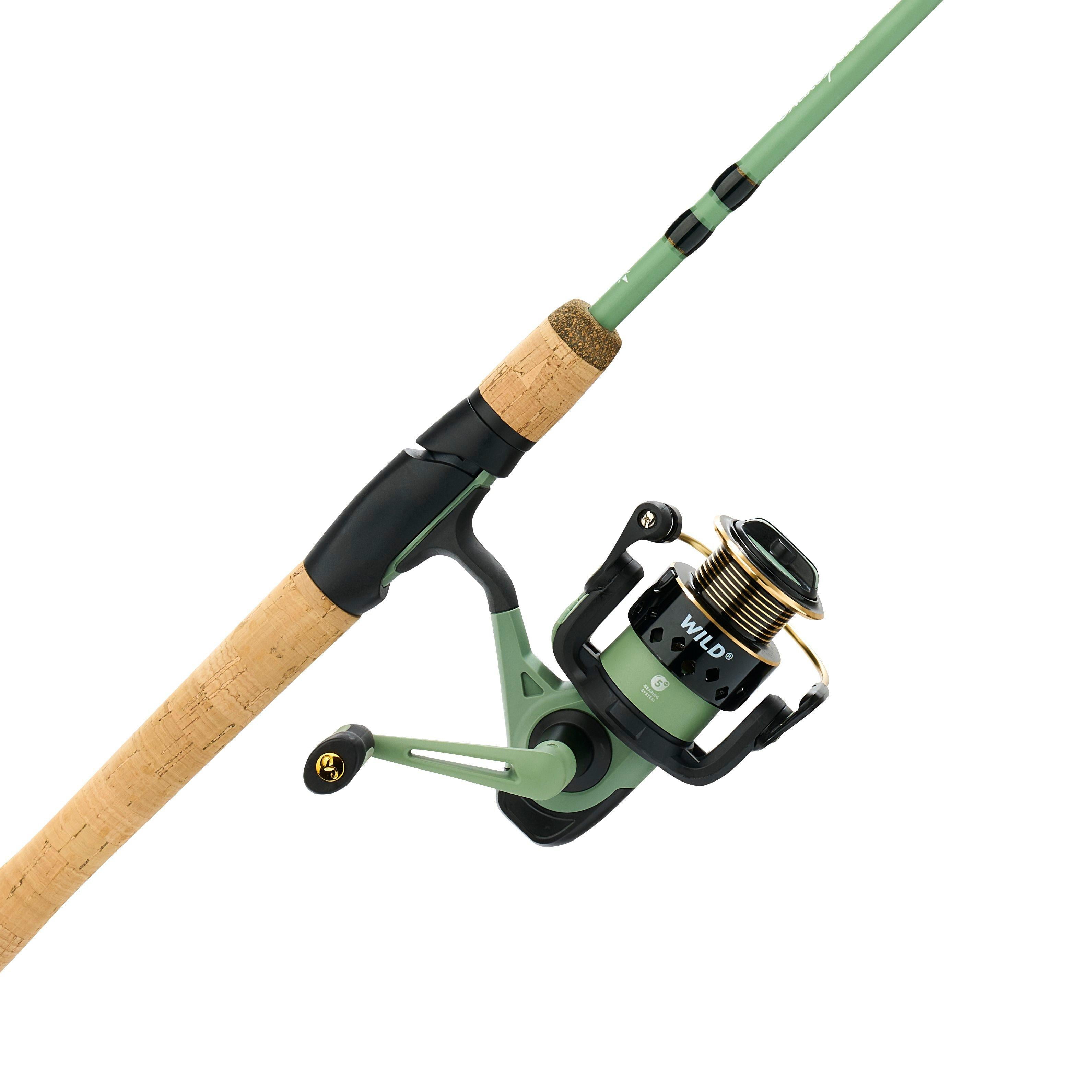 Shakespeare Wild Spinning Combo 7' 1-Piece Fishing Rod and Reel Combo