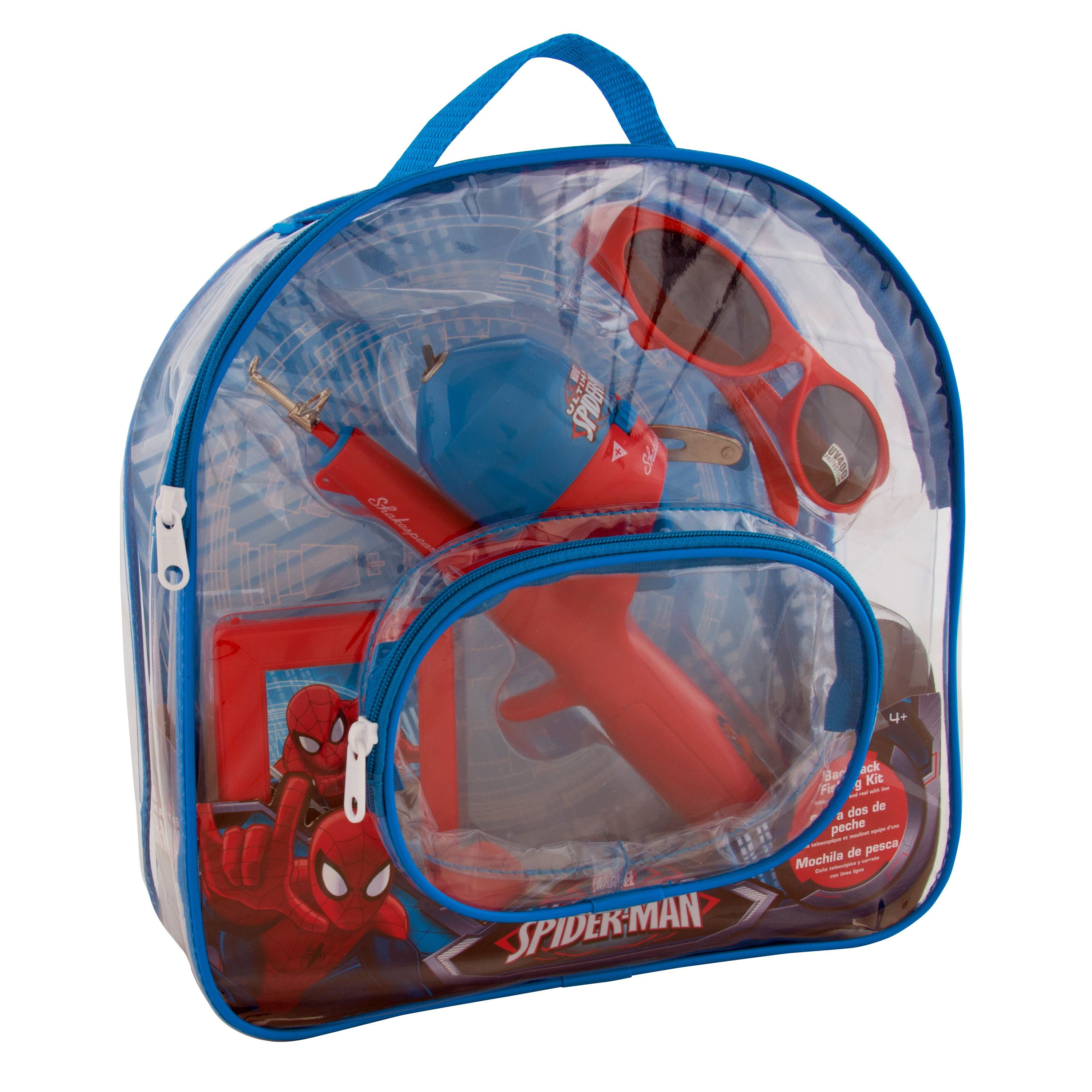 Shakespeare Youth Fishing Kits Spiderman, Backpack