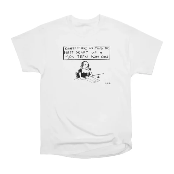 Shakespeare romcom T-Shirt Tee Gift For Him Merch For Her Apparel For Friend