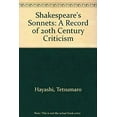 thumbnail image 1 of Pre-Owned Shakespeare's Sonnets : A Record of 20th Century Criticism (Hardcover) 9780810804623, 1 of 1