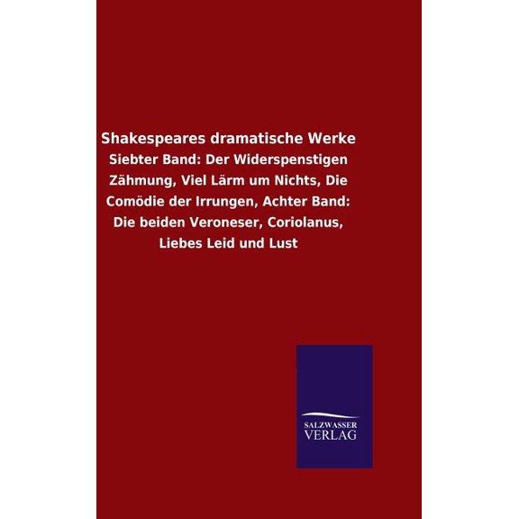 Shakespeares dramatische Werke (Hardcover)