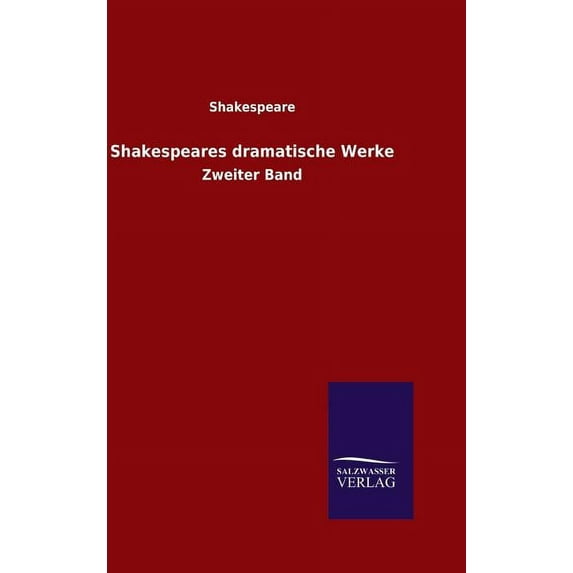 Shakespeares dramatische Werke (Hardcover)