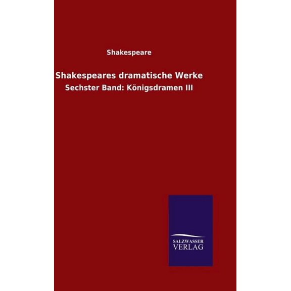 Shakespeares dramatische Werke (Hardcover)