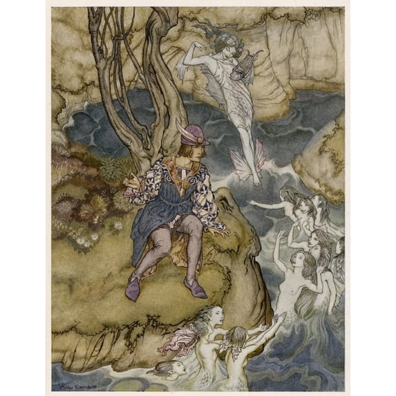 Shakespearethe Tempest Poster Print By Mary Evans Picture Libraryarthur Rackham (18 X 24)