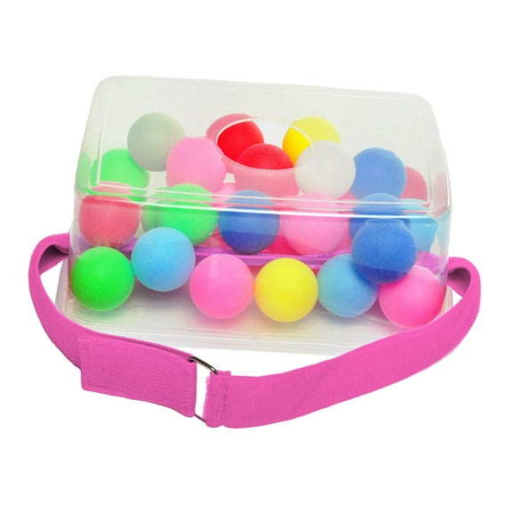 Shaking Swing Balls Game for Kids Adults, Summer Carnival Games Lawn Games with 30 Balls Backyard Game Toy for Games Beach Easter Yard Pink Belt