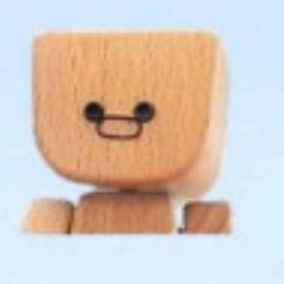 Shaking Wooden Man Figurine Wooden Figure that Sways 3 Inch 1PC Shake Your Feet Happily Wood Toy Little 12 Expressions Available Shaking Man for Car