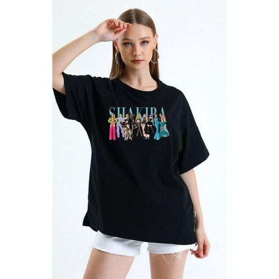 Shakira Iconic Looks Hips Don't Lie Latin Pop T-Shirt, for men & women, up to size 5XL