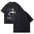 thumbnail image 1 of Shakira Las Mujeres Ya No Lloran Hip hop style round neck cotton short sleeve T-shirt, men's and women's sportswear, 1 of 6