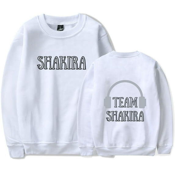 Shakira Las Mujeres Ya No Lloran Merch Men's and women's casual trend long sleeved round neck pullover sweater