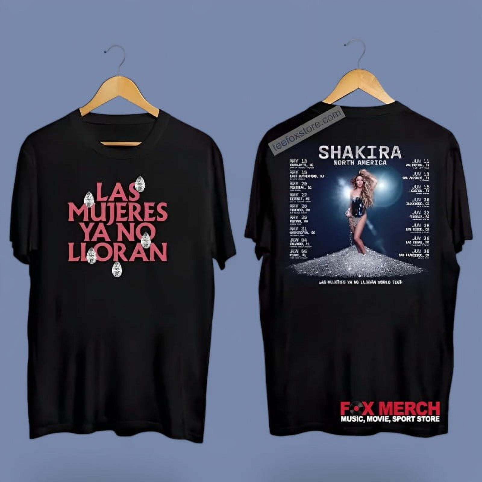 Shakira Las Mujeres Ya No Lloran World Tour 2025 Graphic TShirt