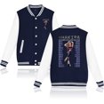thumbnail image 1 of Shakira Las mujeres ya no lloran World Tour Baseball Jersey Street Trend Snap Button Long Sleeve Top, 1 of 4
