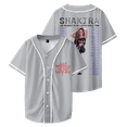 thumbnail image 1 of Shakira Las mujeres ya no lloran World Tour  Baseball T-Shirt Unisex Snap Button Short Sleeve Top, 1 of 7