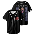 thumbnail image 1 of Shakira Las mujeres ya no lloran World Tour  Baseball T-Shirt Unisex Snap Button Short Sleeve Top, 1 of 4