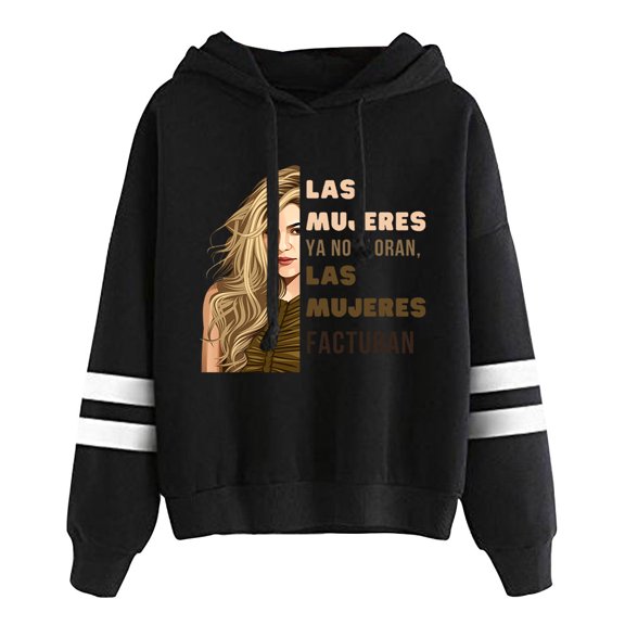 Shakira Las mujeres ya no lloran World Tour hoodie Streetwear Pullover Long Sleeve Sweatshirt
